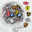 mixed luxury car badge acrylic focal beads for DIY beadable pens and jewelry crafts