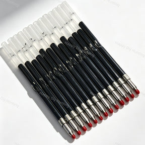 Close‑up view of multicolor ink beadable pen replacement refills for diy craft pens
