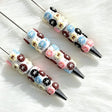 multicolor candy-shape beadable pens wholesale for DIY custom crafts and personalized pens