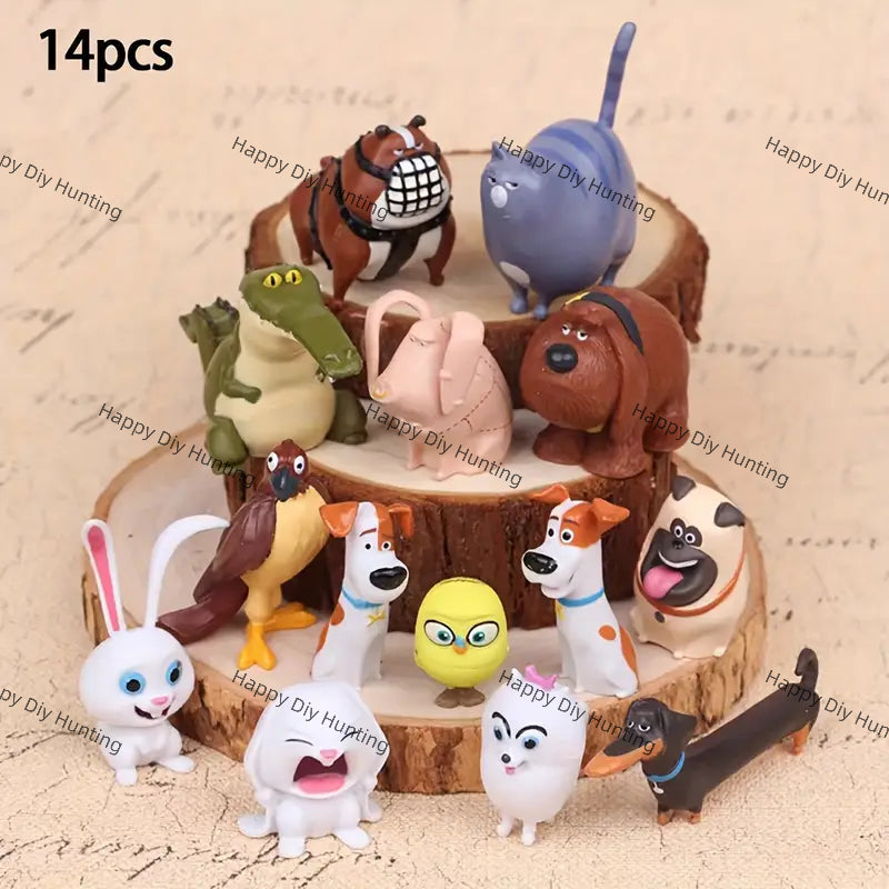 new zoo anime character statue Pen topper