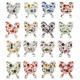 sports themed floral bow silicone focal beads wholesale supplies for handmade beadable pens