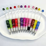 ombre rhinestone beadable pens wholesale for DIY custom crafts and personalized pens