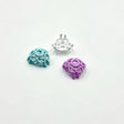 multi color openwork lace bow bead caps spacer for 16mm beads and DIY jewelry making