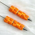 orange Richard beadable pens for DIY custom crafts and personalized pens
