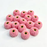 pink fuzzy spacer beads diy handmade stationery beadable pen craft supplies wholesale glitter