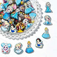 Cute Princess Cartoon Print Acrylic Focal Beads for beadable pen DIY craft projects