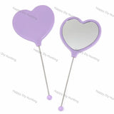 Multicolor Heart Mini Mirror Pocket Handheld Mirrors