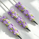 multi‑color 3d daisy flower handmade wholesale beadable pens compatible with all focal beads and pen toppers for diy writing craft