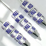 purple 3d letter pattern beadable pens typography theme for diy stationery and handmade gifts