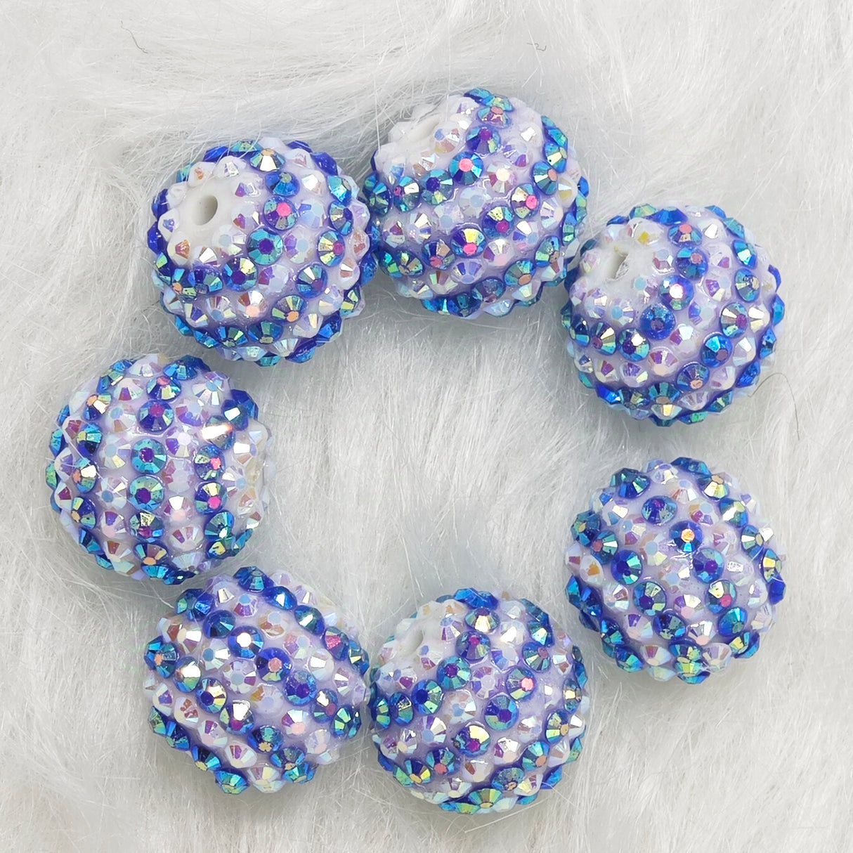 20mm Rhinestone Beads, Jelly Beads