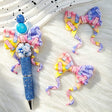 Rainbow Gradient Drink Can Print Bow Silicone Focal Beads for custom beadable pen handmade DIY craft projects