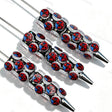Red Blue Cartoon Hero Print Cartoon Character Beadable Pens finished handmade bead pen for stationery gift projects