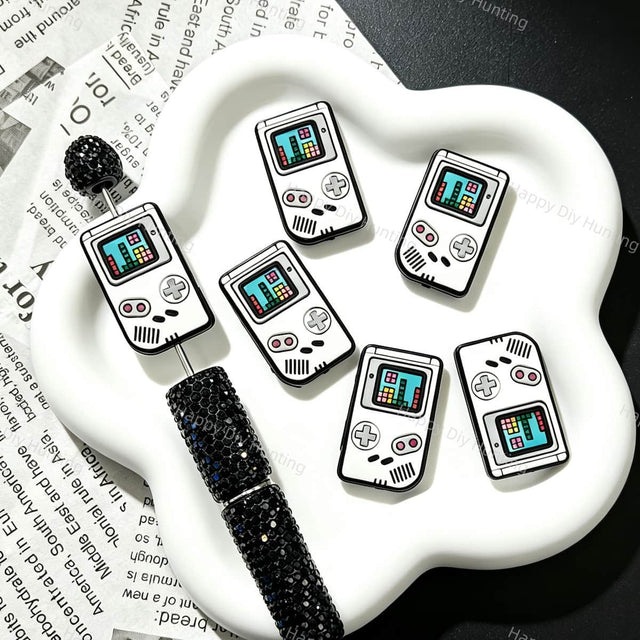 Retro Game Console Silicone Focal Beads for custom beadable pen handmade DIY craft projects
