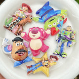 Textured Toy Story Acrylic Beads