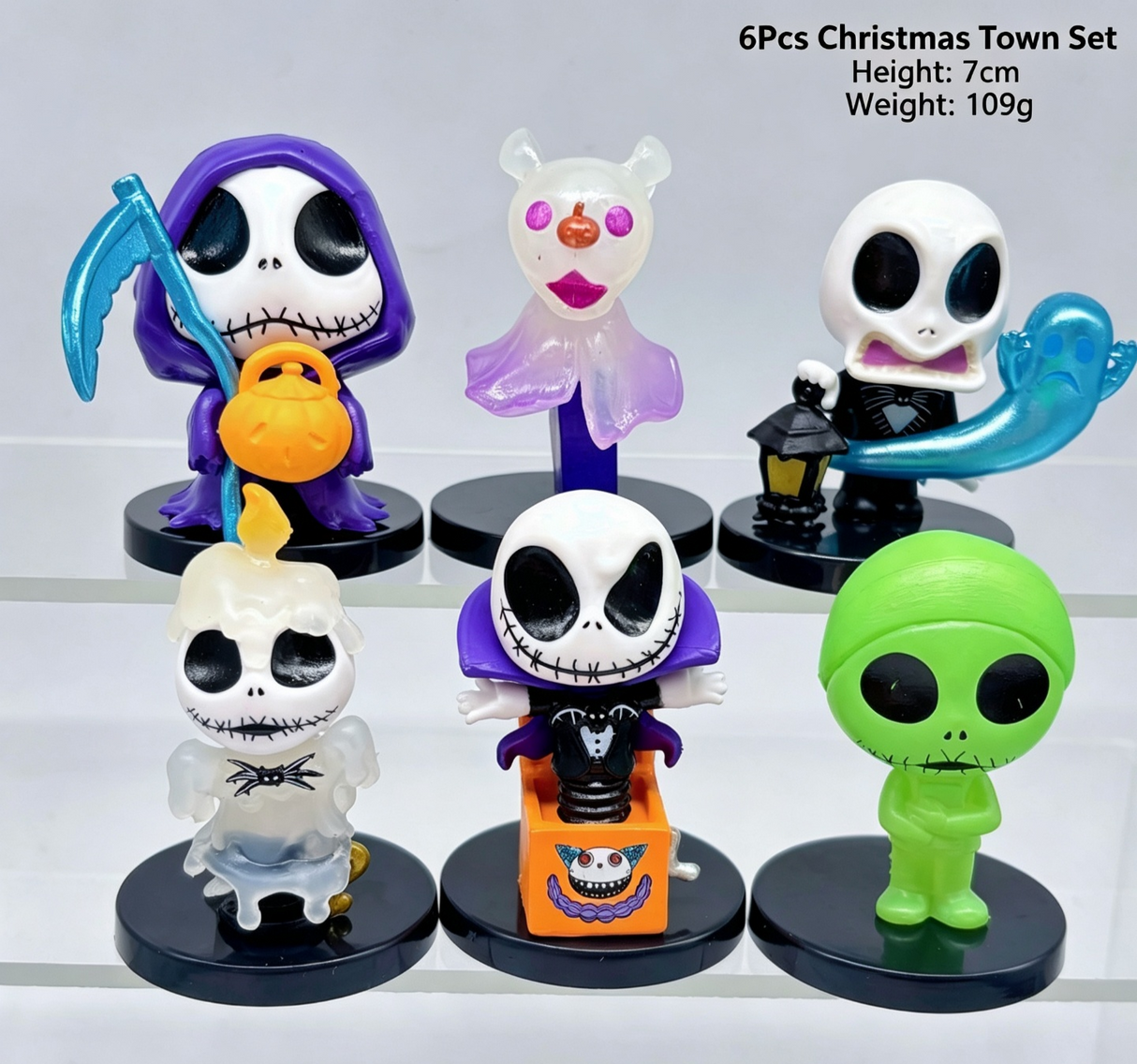 Horror Skellington Pen Topper(No Hole)