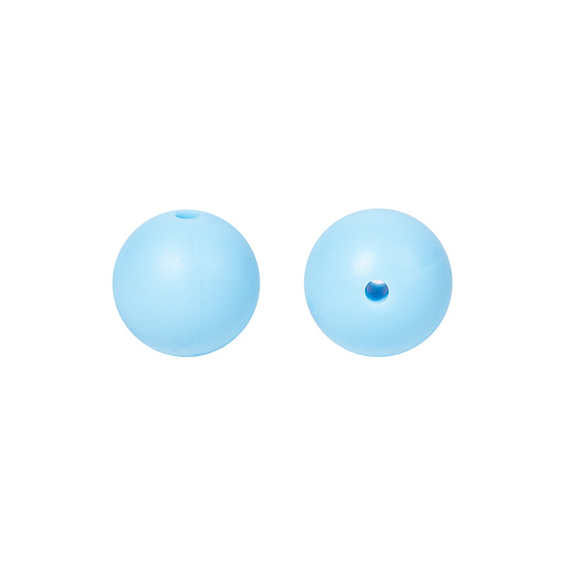15mm Solid Color Round Silicone Beads 15mm