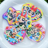 Textured  PPG Acrylic Beads