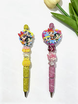 Textured  PPG Acrylic Beads