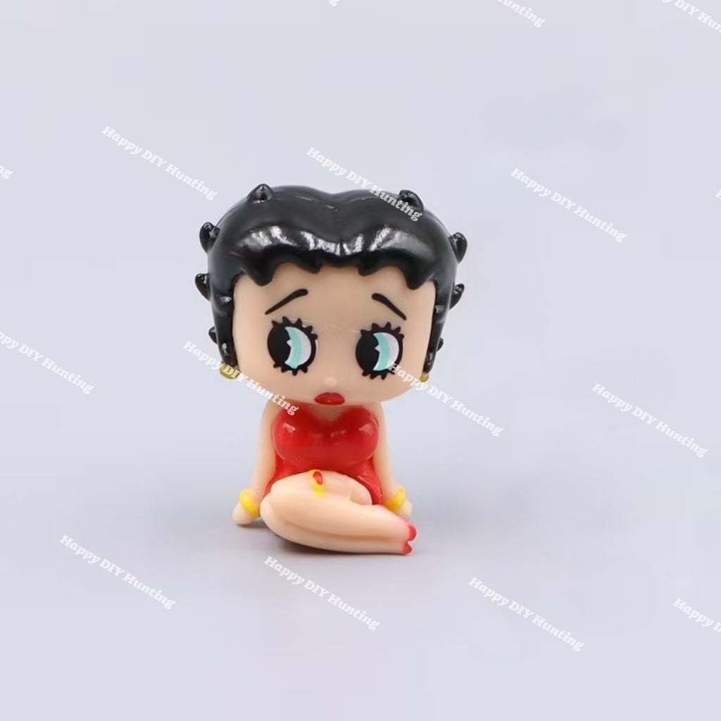 Vintage Retro Cartoon Lady Pen Topper (No Hole)