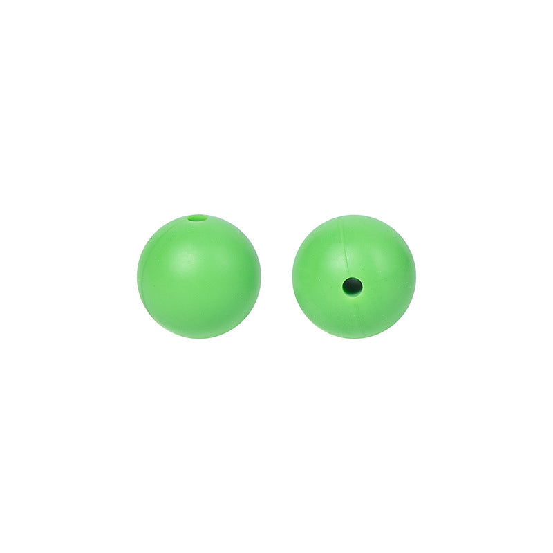15mm Solid Color Round Silicone Beads 15mm