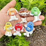 Textured M&M Acrylic Beads