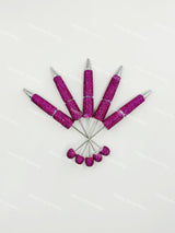 Rhinestone Beadable Pens Wholesale, Matches All Focal Beads & Pen Toppers
