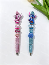 Textured Stitch Acrylic Beads