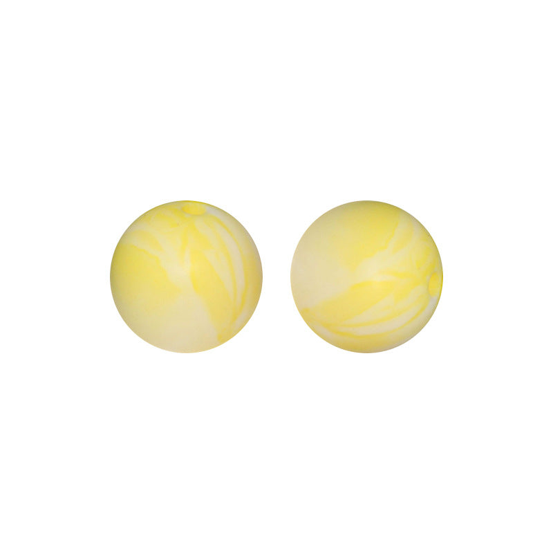 15mm Solid Color Round Silicone Beads 15mm
