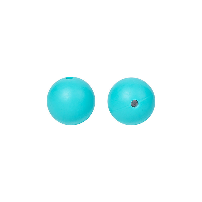 15mm Solid Color Round Silicone Beads 15mm