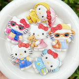 Textured HK Acrylic Beads