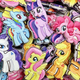 Textured My Little Pony Acrylic Beads