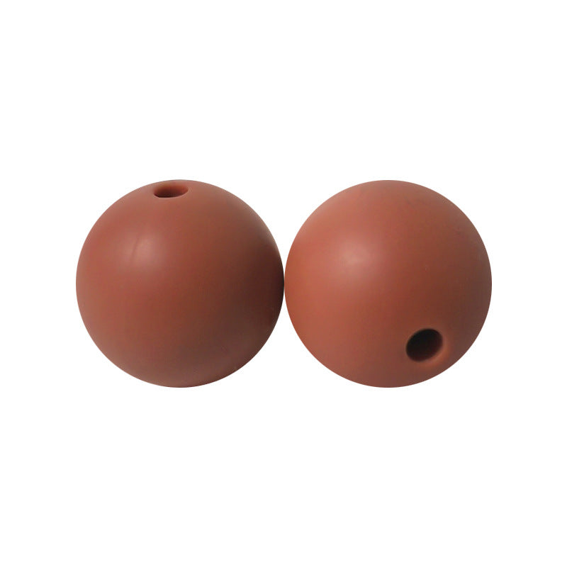 15mm Solid Color Round Silicone Beads 15mm