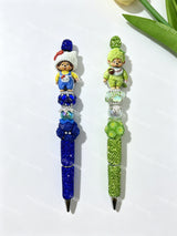 Textured Monchichi Acrylic Beads