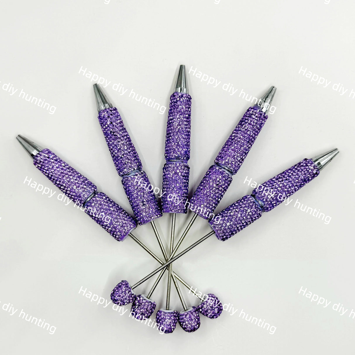 Rhinestone Beadable Pens Wholesale, Matches All Focal Beads & Pen Toppers