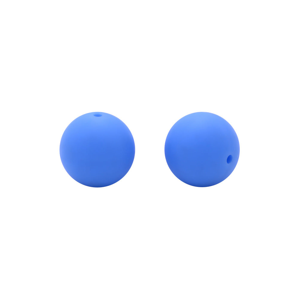 15mm Solid Color Round Silicone Beads 15mm