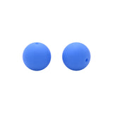 15mm Solid Color Round Silicone Beads 15mm