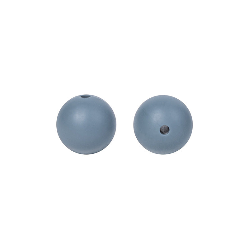 15mm Solid Color Round Silicone Beads 15mm