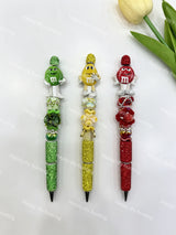 Textured M&M Acrylic Beads
