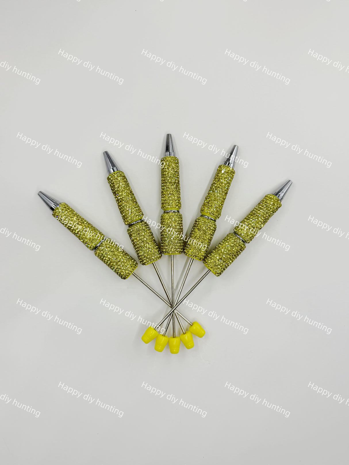 Rhinestone Beadable Pens Wholesale, Matches All Focal Beads & Pen Toppers
