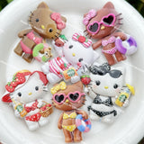 Textured HK Acrylic Beads