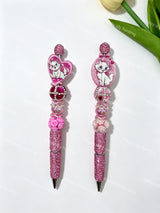 Textured Maire the Cat Acrylic Beads