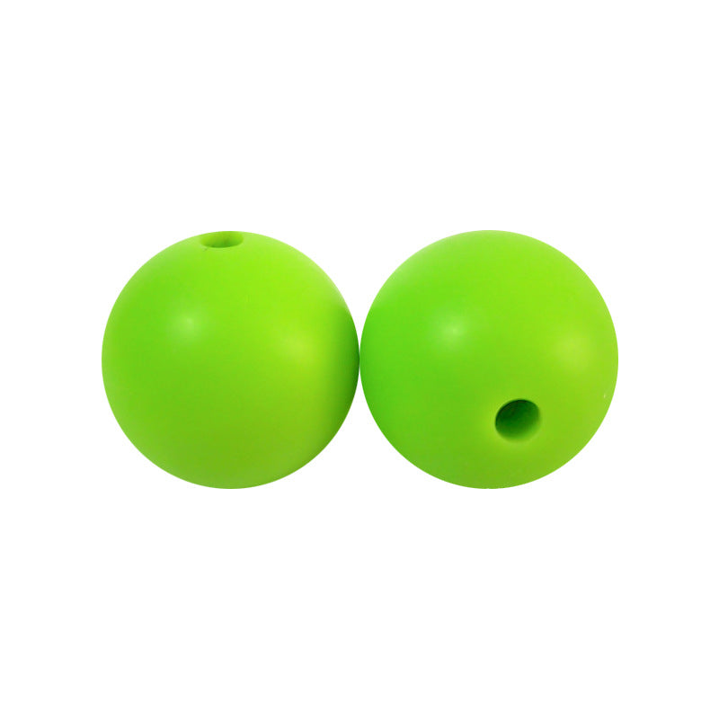 15mm Solid Color Round Silicone Beads 15mm