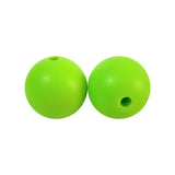 15mm Solid Color Round Silicone Beads 15mm