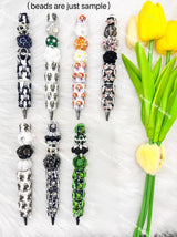 Horror Character Beadable Pen Set | Premium DIY Stationery Decor Supplies