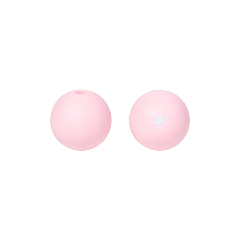 15mm Solid Color Round Silicone Beads 15mm