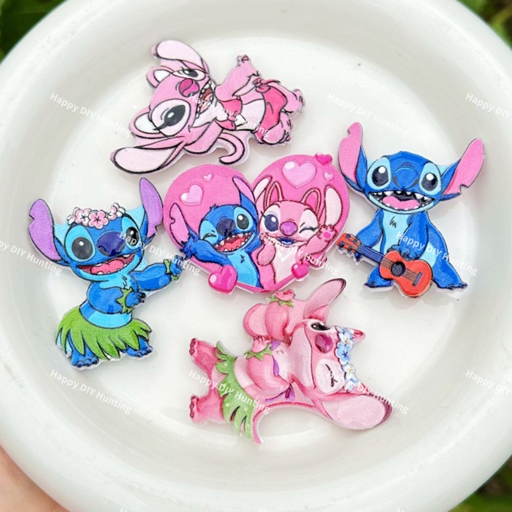 Textured Stitch Acrylic Beads