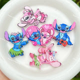 Textured Stitch Acrylic Beads