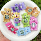 Textured Care Bear Acrylic Beads