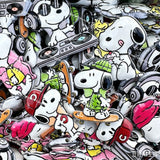 Textured Snoopy Acrylic Beads