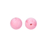 15mm Solid Color Round Silicone Beads 15mm
